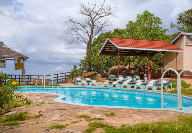 Ngulia Safari Lodge Pool Area
